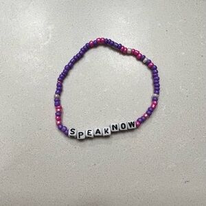 Taylor Swift Beaded Friendship Bracelet Speak Now TS Eras Tour